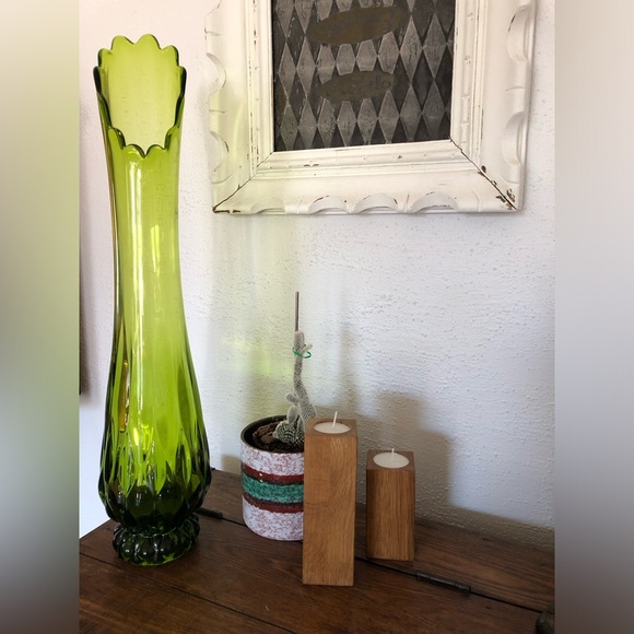 Viking Other - Incroyable et RARE et immense Swung vase 6 pétales